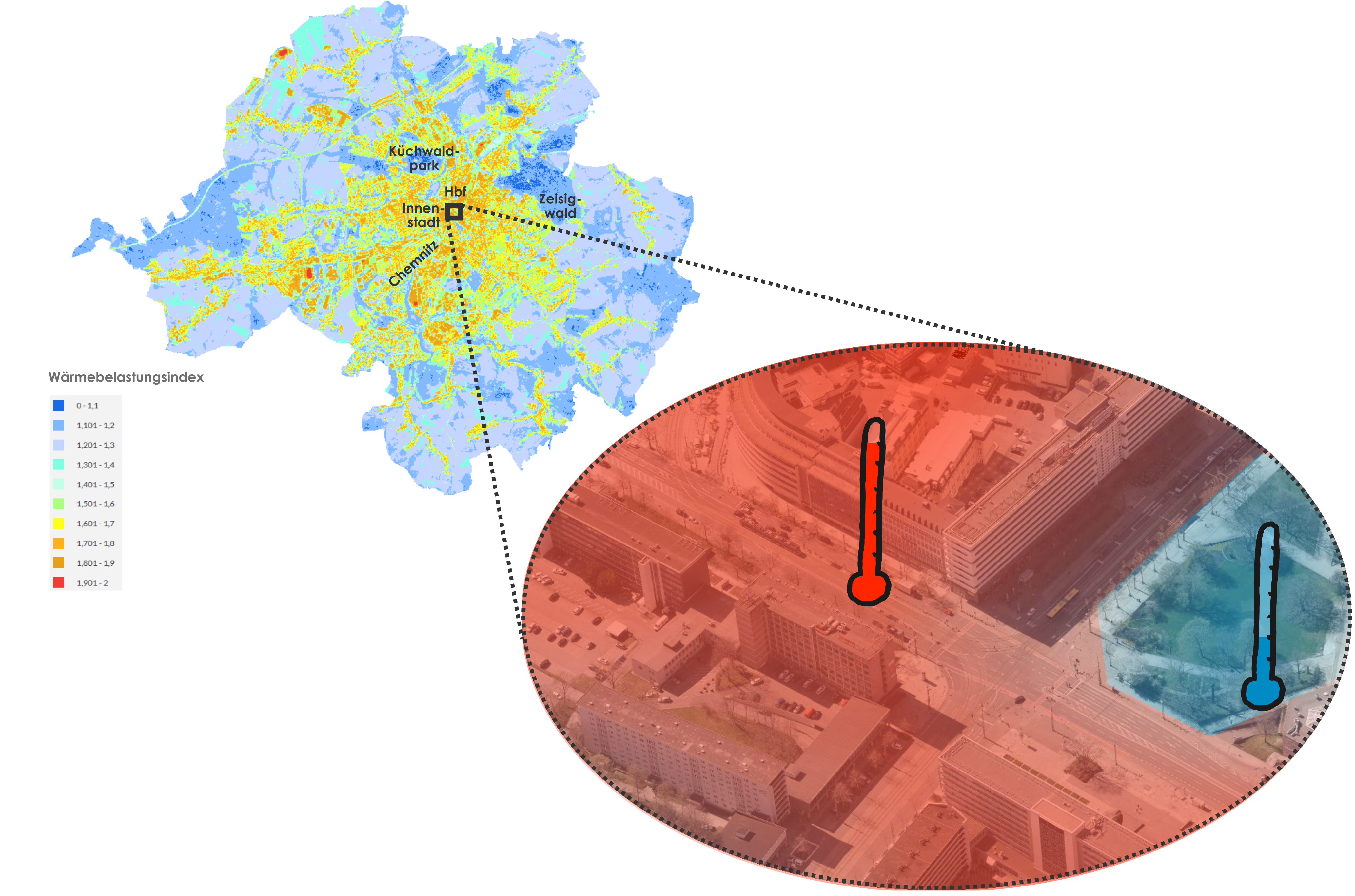 Urban Heat Island Büro für Städtebau GmbH Chemnitz Vivian Weber Cindy Ullrich