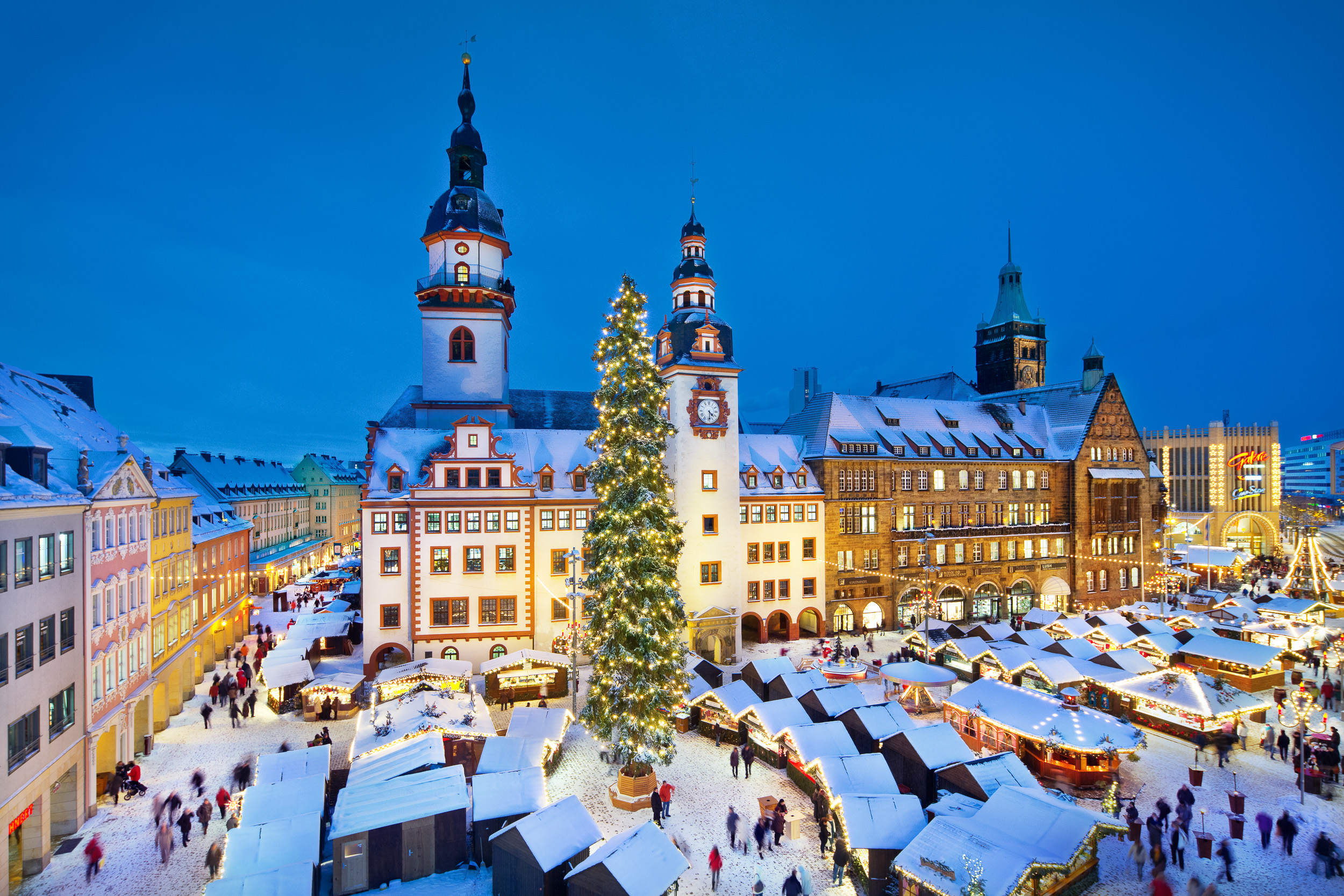 Weihnachtsmarkt Chemnitz Dirk Hanus Büro für Städtebau GmbH Chemnitz